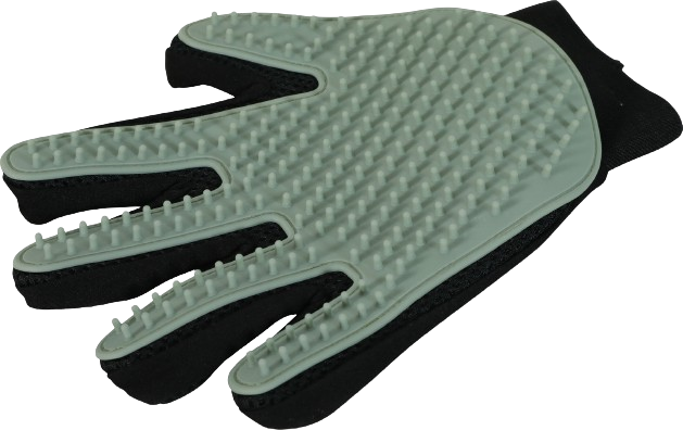 Gants brossant et massant pour lapin