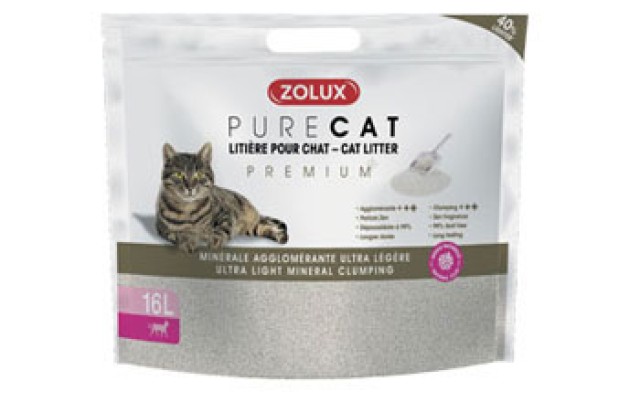 Ultraleichte klumpende Premium Purecat Katzenstreu ref. 476 318